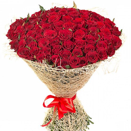 Фото товара 101 червона троянда в Калуші
