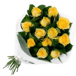 Фото товара 11 жовтих троянд в Калуші