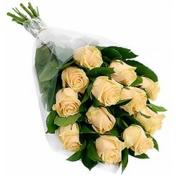Фото товара 11 кремових троянд в Калуші