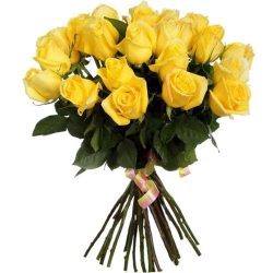 Фото товара 25 жовтих троянд в Калуші