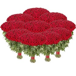 Фото товара Букет 1001 червона троянда в Калуші