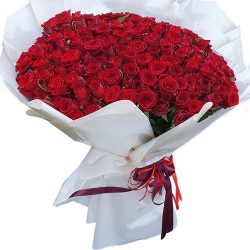 Фото товара 201 червона троянда в Калуші
