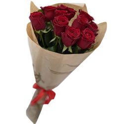 Фото товара Букет червоних троянд 11 шт в Калуші
